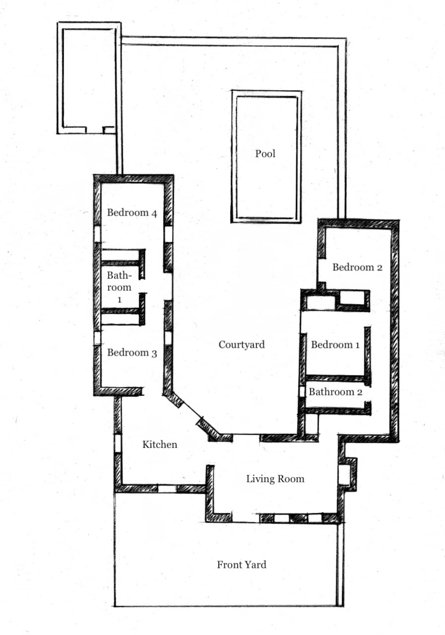 Floor plan of Ficus Summer House
